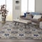 Homeroots 8 x 11 ft. Gray & Blue Indoor & Outdoor Area Rug 384985 - alternate 2
